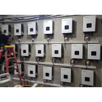 Coordinated control of dozens on-Grid PV inverters in parallel